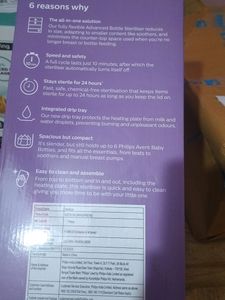 Steriliser Philips Avent