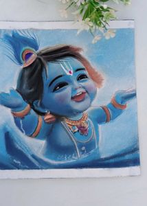 Jay Shree Krishna Painting Draw