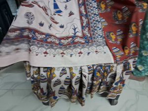 GentlyUsed Hand-Painted KalamkariSaree With Blouse