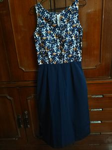 Navy Blue Dress - Tokyo Talkies