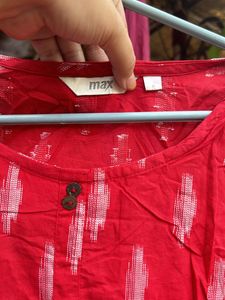 Hot Red Kurti