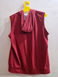 Men Half Hoodie Jacket