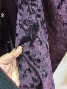 Plum Velvet Co-ord Set