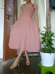 Pink Gingham Sundress - Vintage Inspired