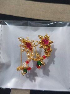Maharashtrian Traditional Nath ( Nose Ring )