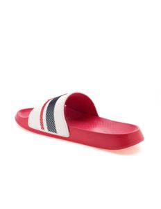 USPA Mens Rafa Printed Slides - Red &amp; White