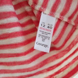 Red Striped Top