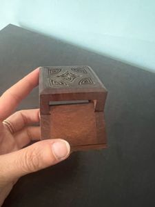 Small Carved Wooden Box