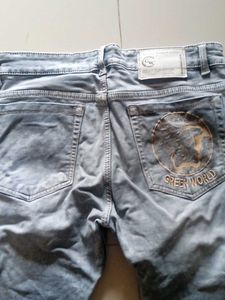 Stylish Grey Denim Jeans