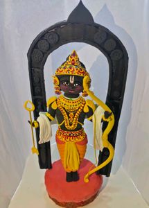 Lord Rama Clay Figurine