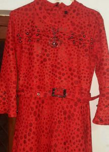 Red Polka Dot Dress