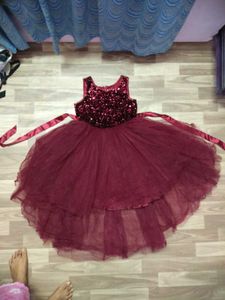 Party-Perfect Burgundy Dress