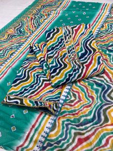Colorful Bandhani Print Fabric