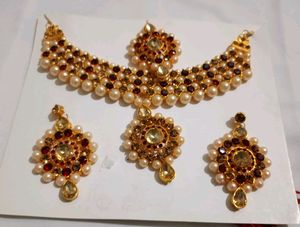 Girls Nacklace Set For Wedding Wear