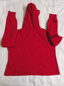 🆕 Red &#39;Revolution&#39; Crop Hoodie