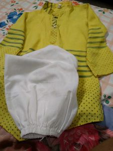 Cute Yellow Kurta Set