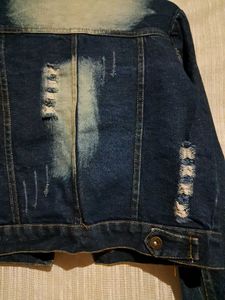 A denim  blue jacket