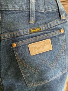Wrangler Unisex Blue Straight Jeans