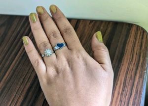 Cute Ring Set - Heart &amp; Flower