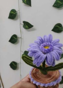 Handmade Chenille Flower Decor🌸🌸