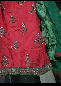 Mirror Work Kurta Set