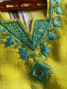 Cute Yellow Kurti
