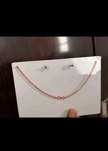 Elegant Rose Gold Jewelry Set