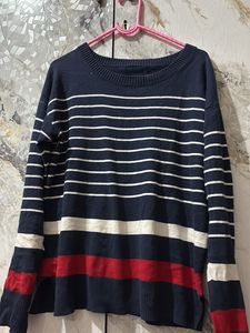 Striped Navy Sweater