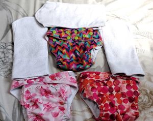 Supper bottom uno cloth diaper with booster pad