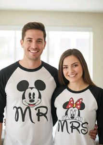 Plus Size Mickey & Minnie Couple Tees