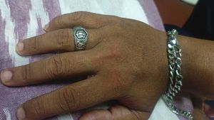 Statement Silver Ring | Adjustable
