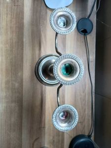 english silver plated 3 arms candelabra , Candle S