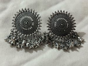 Oxidised Silver Tone Necklace