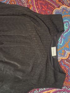 Sleeveless Black Top