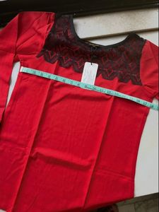 Red formal/ casual top