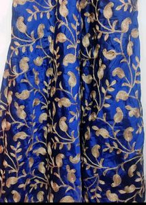Blue🔵 Partywear Long Gown For 38 Bust