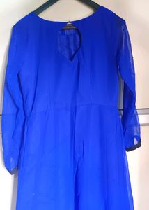 Blue Party Wear anarkali