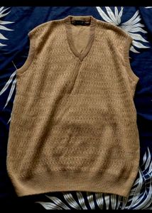 Beige Korean Sweater Vest