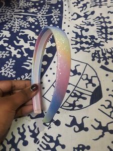 Rainbow Glitter Headband