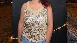 Sparkly Gold Tank Top