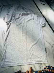 grey T-shirt