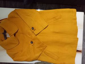 Chic Mustard Peacoat