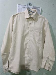 Men's Formal Beige Shirt