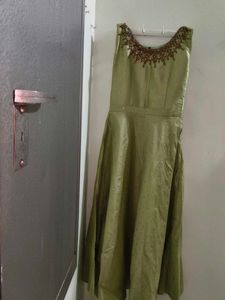 Elegant Green Ethnic Gown