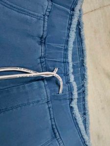Blue Denim Joggers