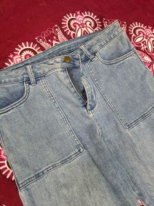 Wide Leg Stylish Blue Jeans🩵✨
