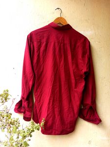 Maroon Casual Shirt (Women)