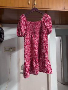 🆕 Zudio Floral RED Mini Dress