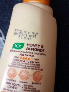 Joy Honey &amp; Almonds Body Lotion