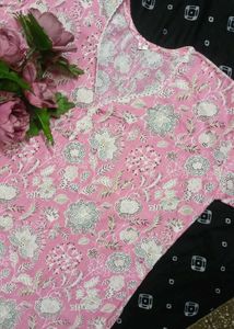 Cute Pink Short Kurti💕and(Earings As Freebie)